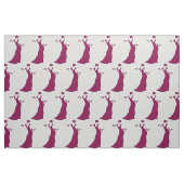 エレガントな女性sillouette ファブリック (ファットクウォーター)