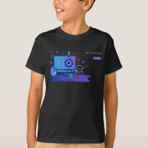 エレガントな子供用Tシャツ