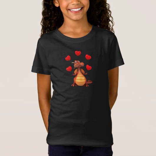 エレガントな子供用Tシャツ Tシャツ (正面)