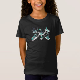 エレガントな子供用Tシャツ Tシャツ