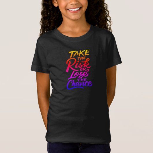 エレガントな子供用Tシャツ Tシャツ (正面)
