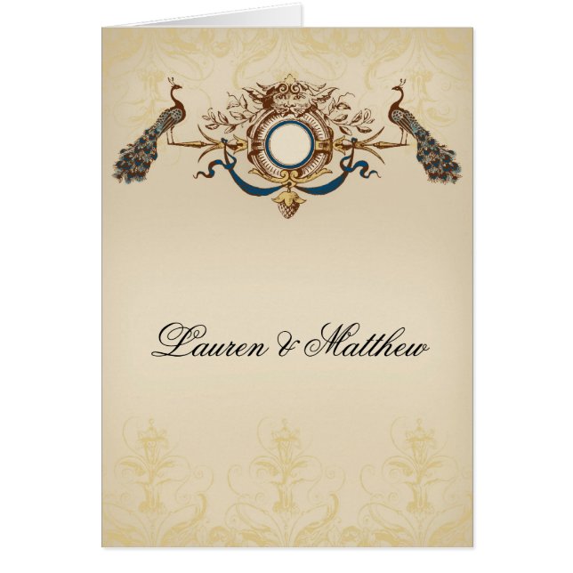 エレガントな孔雀のテーマ (正面)