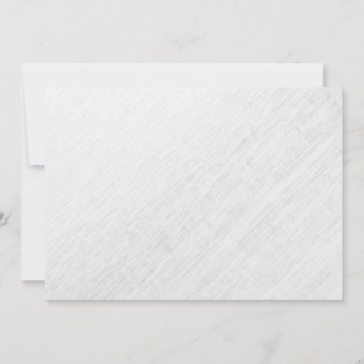 エレガントな孔雀は結婚式招待状に羽をつけます 招待状 (裏面)