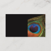 エレガントな孔雀 名刺 (裏面)