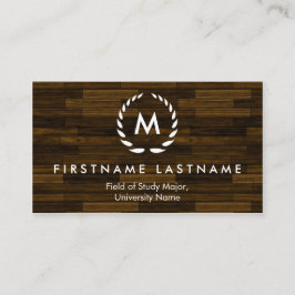 エレガントな学生の名刺 コーリングカード