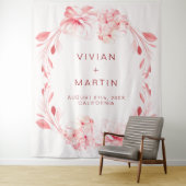 エレガントな完璧な桜の花のウェディング タペストリー (インサイチュ)