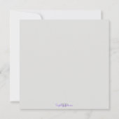 エレガントな宗教招待状の十字の透かし 招待状 (裏面)