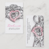 エレガントな宝石屋の名刺 名刺 (正面/裏面)