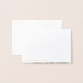 エレガントな実質の金ゴールドホイルのシカの雪のメリークリスマス 箔カード (裏面封筒付き)