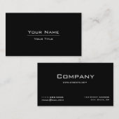 エレガントな専門の名刺 名刺 (正面/裏面)