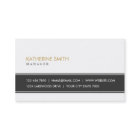 エレガントな専門の明白でシンプルな白黒