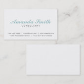 エレガントな専門の明白な白人のメーキャップアーティスト 名刺 (正面/裏面)