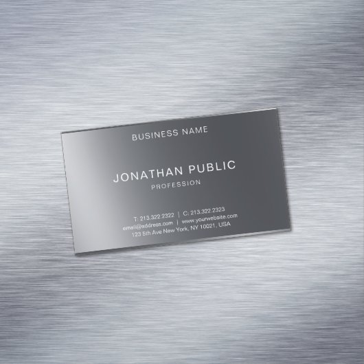 エレガントな専門の最小主義のデザインのモダン マグネット名刺 (インサイチュ)
