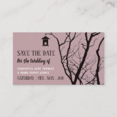 エレガントな巣箱は、日付を救います エンクロージャーカード (正面)