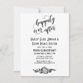 エレガントな幸せいっぱいの愛が永遠に続く 牡丹のウェディングイベント 招待状 (正面)