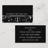 エレガントな弁護士 名刺 (正面/裏面)