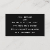 エレガントな弁護士 名刺 (裏面)