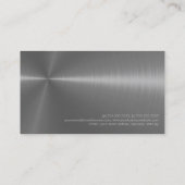 エレガントな弁護士/弁護士/法的名刺 名刺 (裏面)