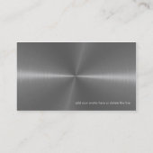 エレガントな弁護士/弁護士/法的名刺 名刺 (裏面)