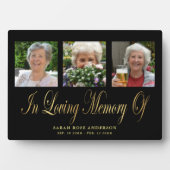 エレガントな愛の記憶フォトコラージュ フォトプラーク (正面)