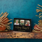 エレガントな愛の記憶フォトコラージュ フォトプラーク (側面)