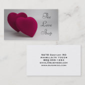 エレガントな愛ハート 名刺 (正面/裏面)