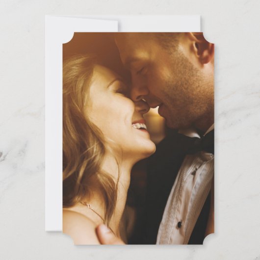 エレガントな愛 招待状 (裏面)