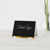 エレガントな感謝カード サンキューカード (正面)