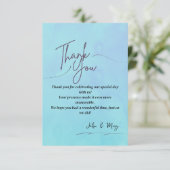 エレガントな感謝カード サンキューカード (スタンド正面)