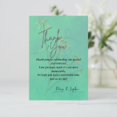 エレガントな感謝カード サンキューカード (スタンド正面)