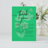 エレガントな感謝カード サンキューカード (スタンド正面)