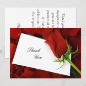 エレガントな感謝カード 招待状 (正面/裏面)