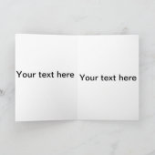 エレガントな感謝祭のサンキューカード サンキューカード (内部)