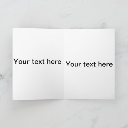 エレガントな感謝祭のサンキューカード サンキューカード (内部)