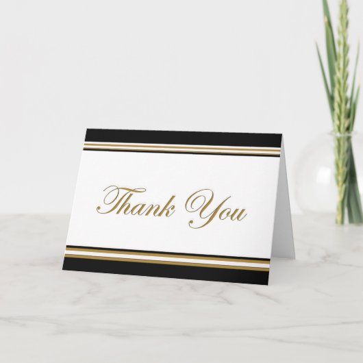 エレガントな感謝 サンキューカード (正面)