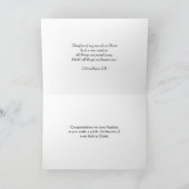 エレガントな成人洗礼 カード (内部)