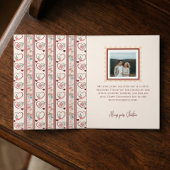 エレガントな手描きの花束　バレンタインデー シーズンカード