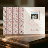 エレガントな手描きの花束　バレンタインデー シーズンカード