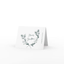 エレガントな手描きミニマルクリスマスコーポレート