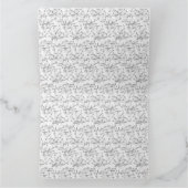 エレガントな手描き植物画 カード (内部)