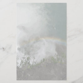 エレガントな手紙のペーパー文房具の虹の滝 便箋