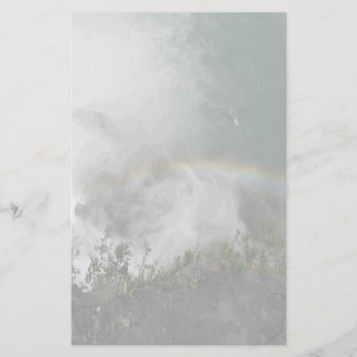 エレガントな手紙のペーパー文房具の虹の滝 便箋