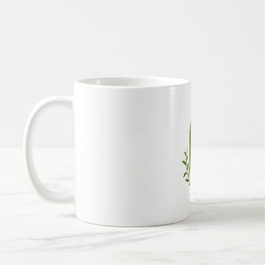 エレガントな抹茶ドリンクマグ コーヒーマグカップ (左)
