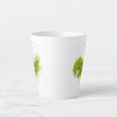 エレガントな抹茶ラテカップ カフェラテマグ (正面)