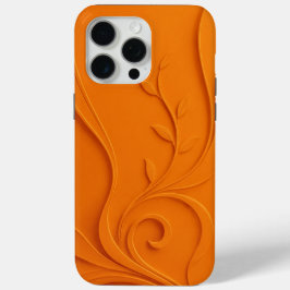 エレガントな抽象フラワー iPhone 15 PRO MAXケース