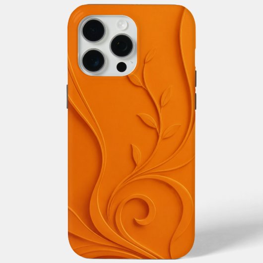 エレガントな抽象フラワー Case-Mate iPhoneケース (裏面)
