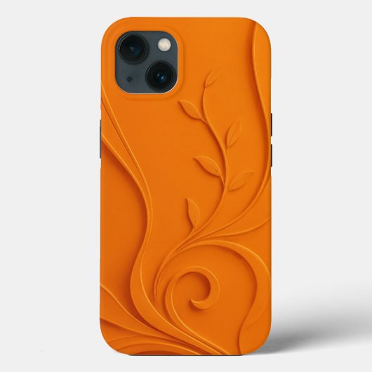 エレガントな抽象フラワー Case-Mate iPhoneケース (裏面)