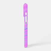 エレガントな抽象大理石模様デザイン iPhoneケース (左側面)