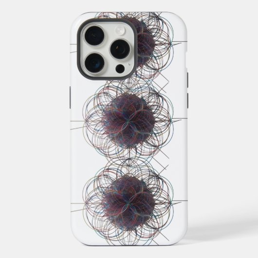 エレガントな抽象幾何学 – Apple iPhoneケース (裏面)