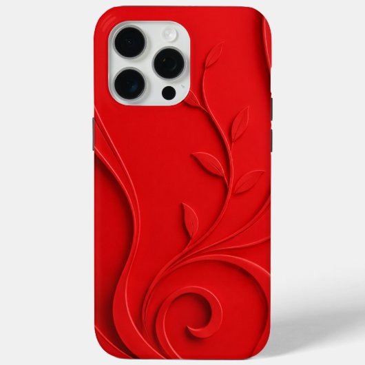 エレガントな抽象的フラワープレミアムスタイル Case-Mate iPhoneケース (裏面)